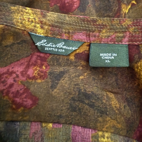 Eddie Bauer Men's Multicolor Shirt Jacket - Picture 3 of 4